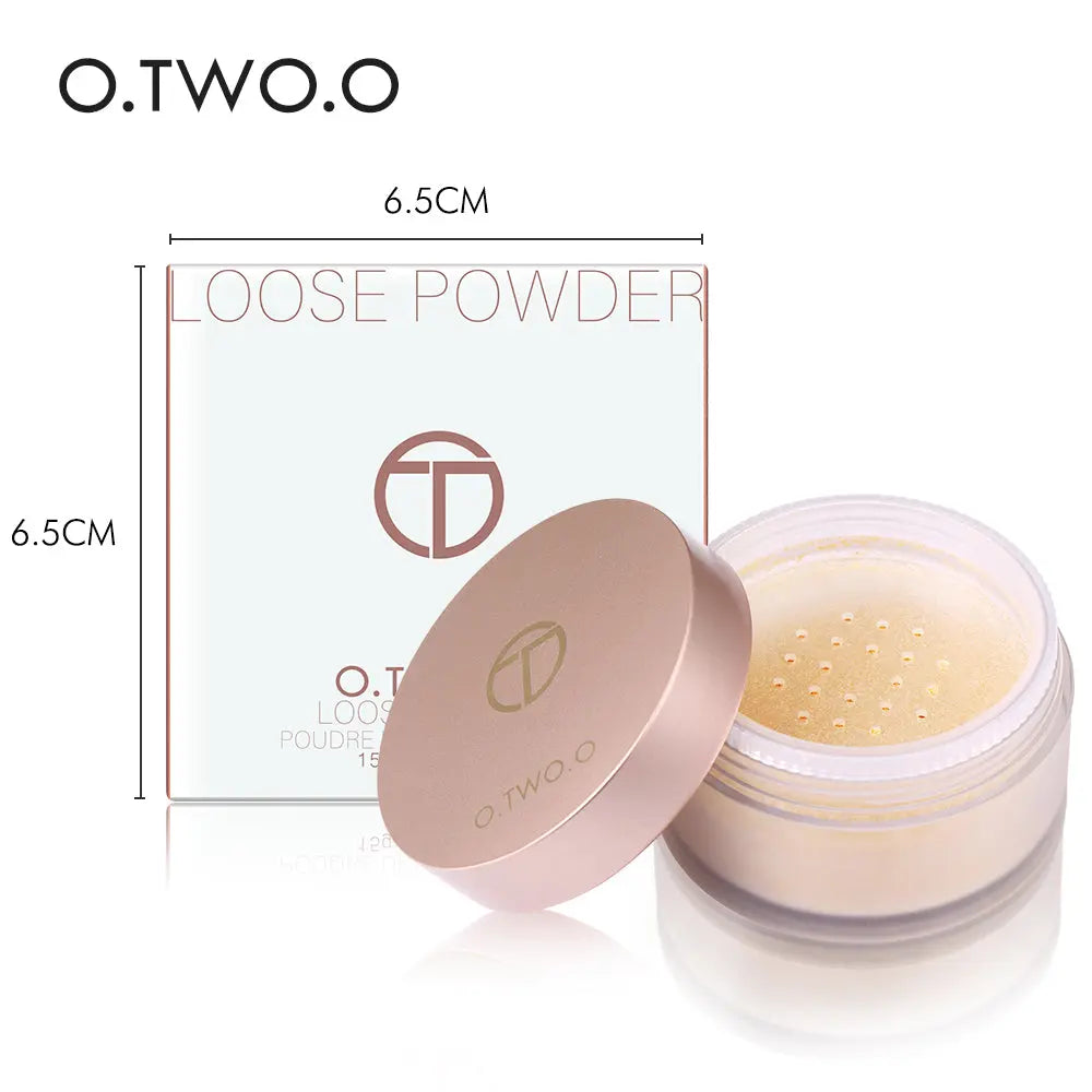 O.TWO.O Face Makeup Loose Powder Oil Control Setting Powder - O TWO O Cosmetics Qatar