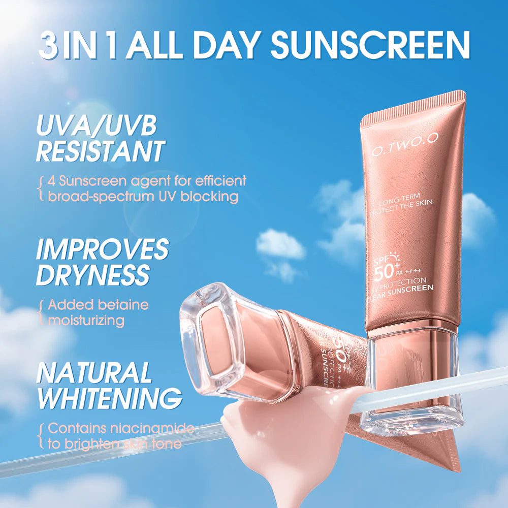 Sunscreen with 50 SPF UVB Isolation
