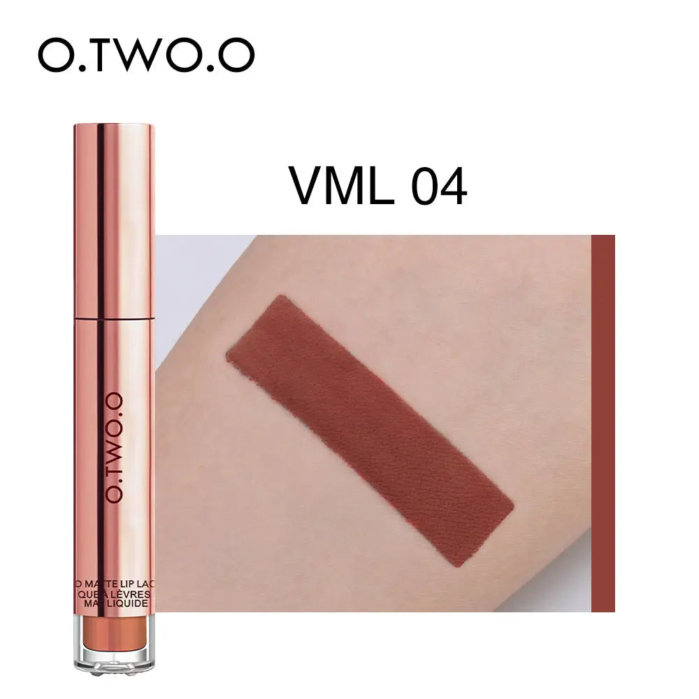 O.TWO.O Velvet Matte Liquid Lipstick Copper Packing - O TWO O Cosmetics Qatar