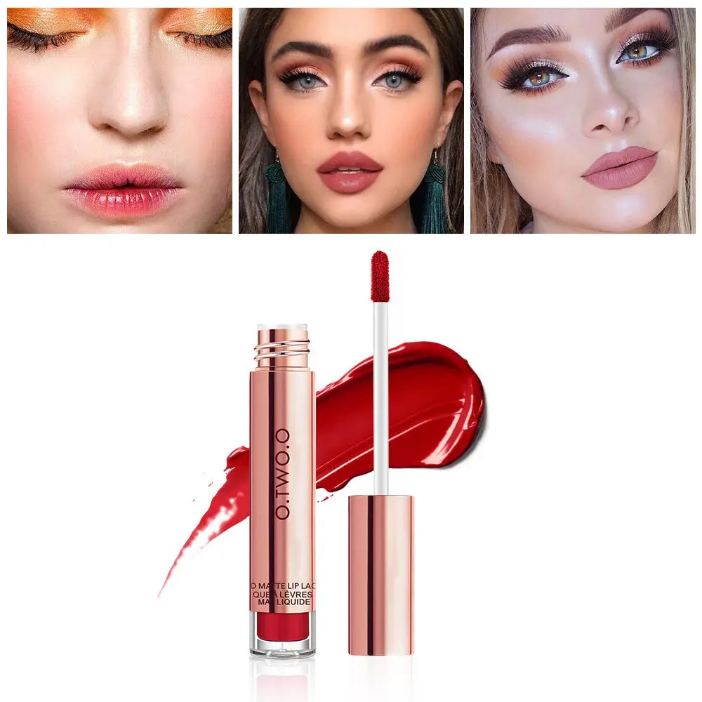 O.TWO.O Velvet Matte Liquid Lipstick Copper Packing - O TWO O Cosmetics Qatar