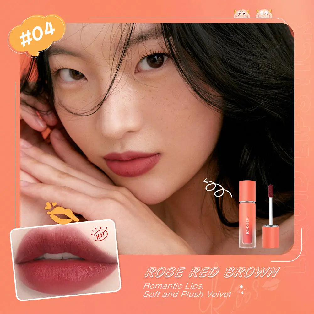 BANXEER New Arrival Monster Squad Cream Velvet Lip Gloss - O TWO O Cosmetics Qatar