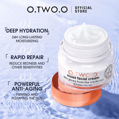 O.TWO.O Skin Care Day Cream Moist Facial Cream Moisturizing Refreshing Day Cream - O TWO O Cosmetics Qatar