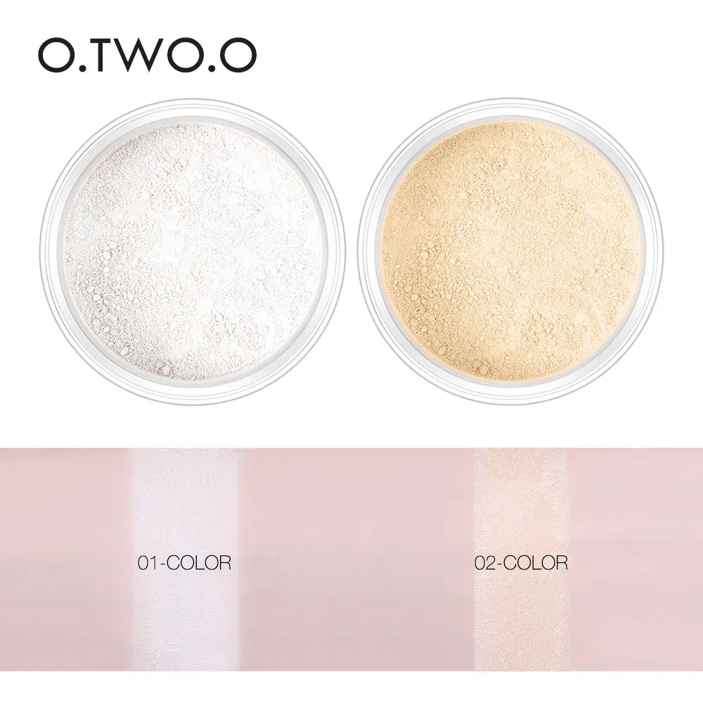 O.TWO.O Face Makeup Loose Powder Oil Control Setting Powder - O TWO O Cosmetics Qatar