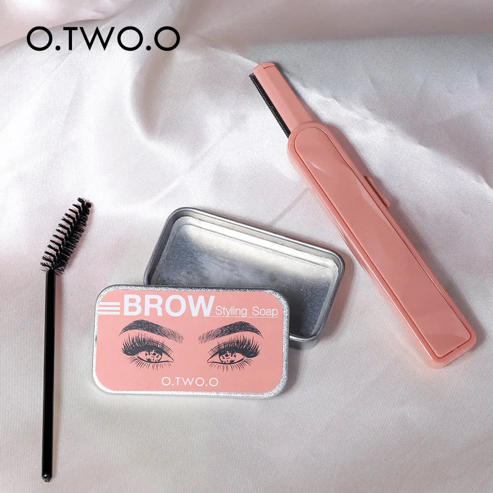 O.TWO.O Waterproof Eyebrow Repair Brow Styling Soap Eyebrow Enhancer Accessories - O TWO O Cosmetics Qatar