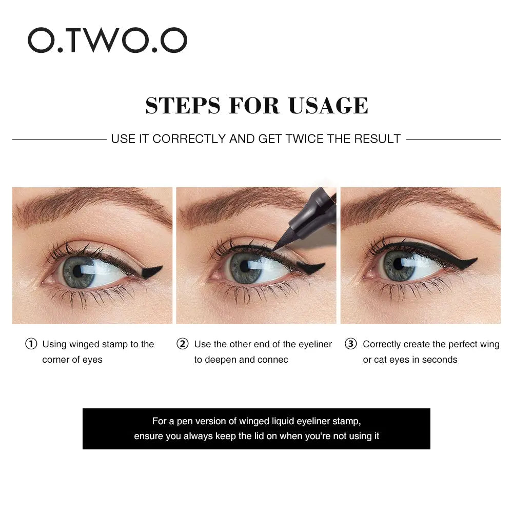 O.TWO.O Cat Eye Stamp Eyeliner - O TWO O Cosmetics Qatar