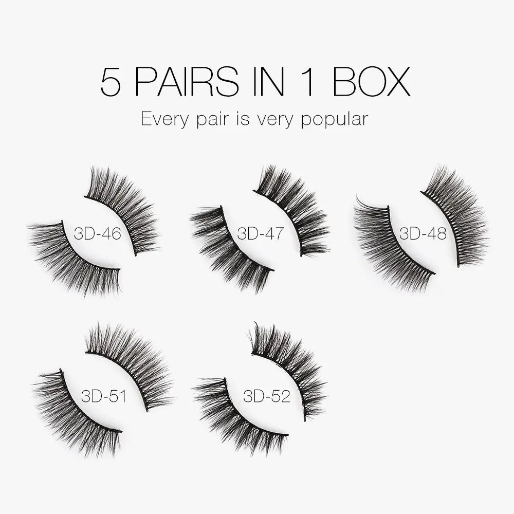 O.TWO.O 3D Eyelash Stem Faux Mink Eyelashes - O TWO O Cosmetics Qatar