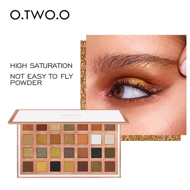 O.TWO.O 28 Colors Eyeshadow Palette - O TWO O Cosmetics Qatar