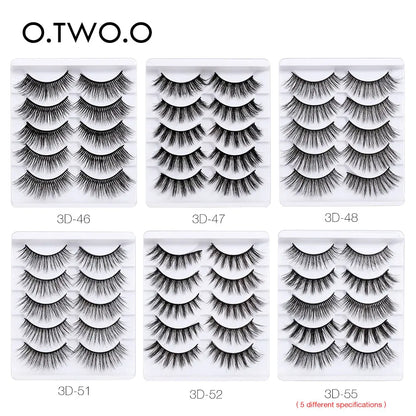 O.TWO.O 3D Eyelash Stem Faux Mink Eyelashes - O TWO O Cosmetics Qatar