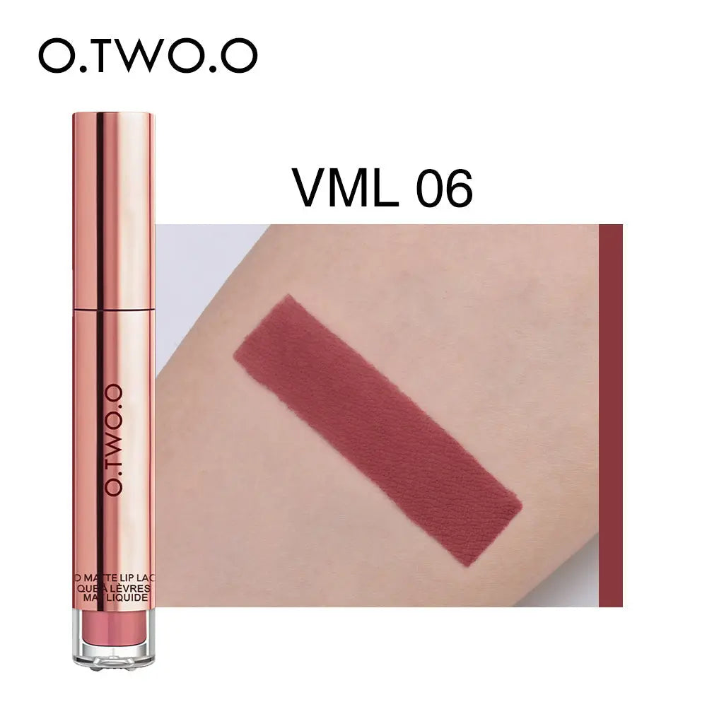 O.TWO.O Velvet Matte Liquid Lipstick Copper Packing - O TWO O Cosmetics Qatar