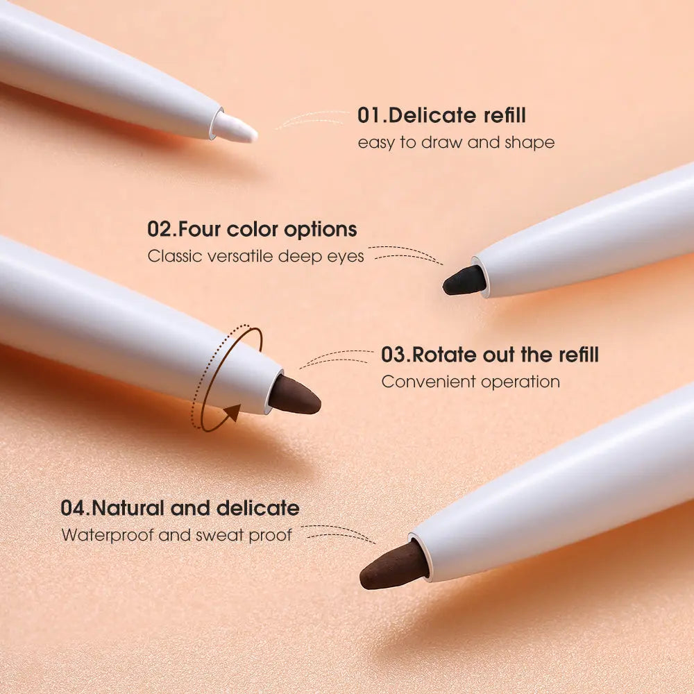 O.TWO.O New Arrival Water & Oil Proof 4 Colors Extreme Gel Eyeliner Pencil - O TWO O Cosmetics Qatar