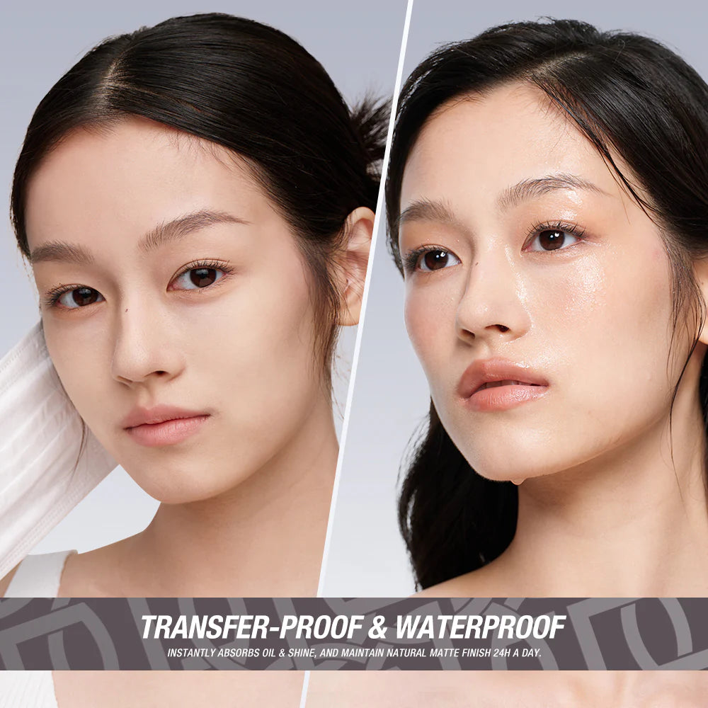 O.TWO.O High Quality Long Lasting Oil Control Loose Setting Powder 3-in-1 Delicate Lightweight