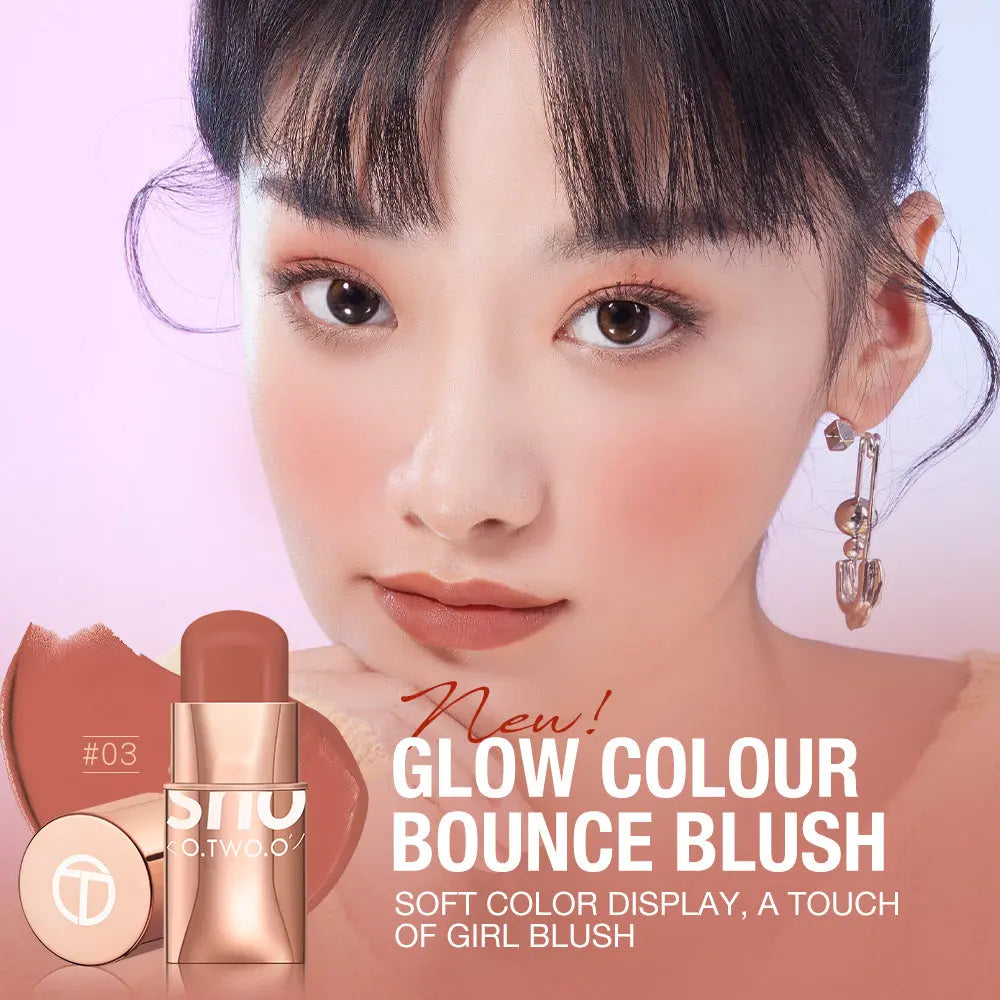 O.TWO.O New Arrival 8 Colors High Pigment Hot Sale Blush Stick - O TWO O Cosmetics Qatar