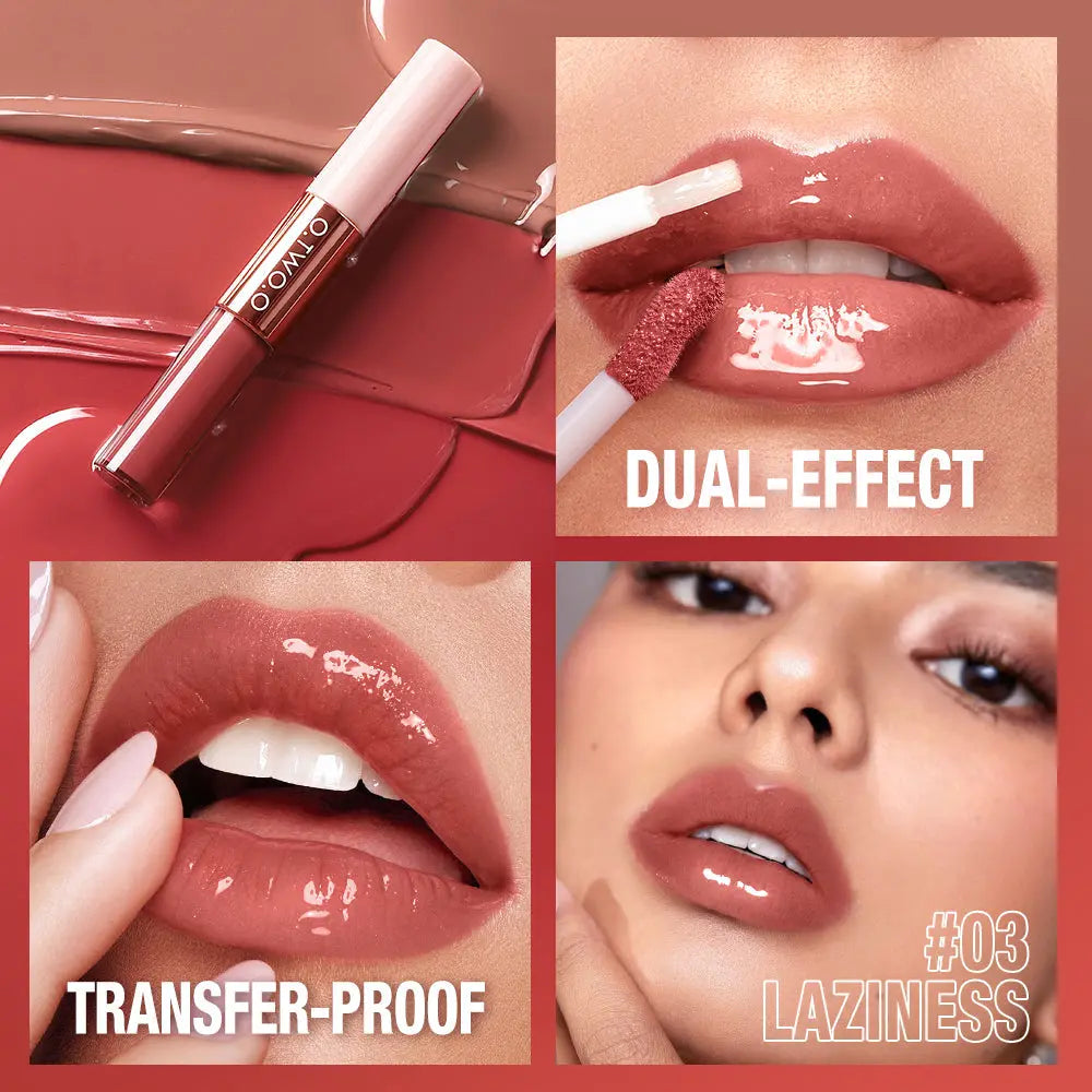 O TWO O 2 in 1 Candy Gloss X Lipstick - O TWO O Cosmetics Qatar