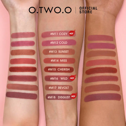 O.TWO.O  Matte Finish Waterproof Long Wear Silky Lipstick Hot Sale in US - O TWO O Cosmetics Qatar