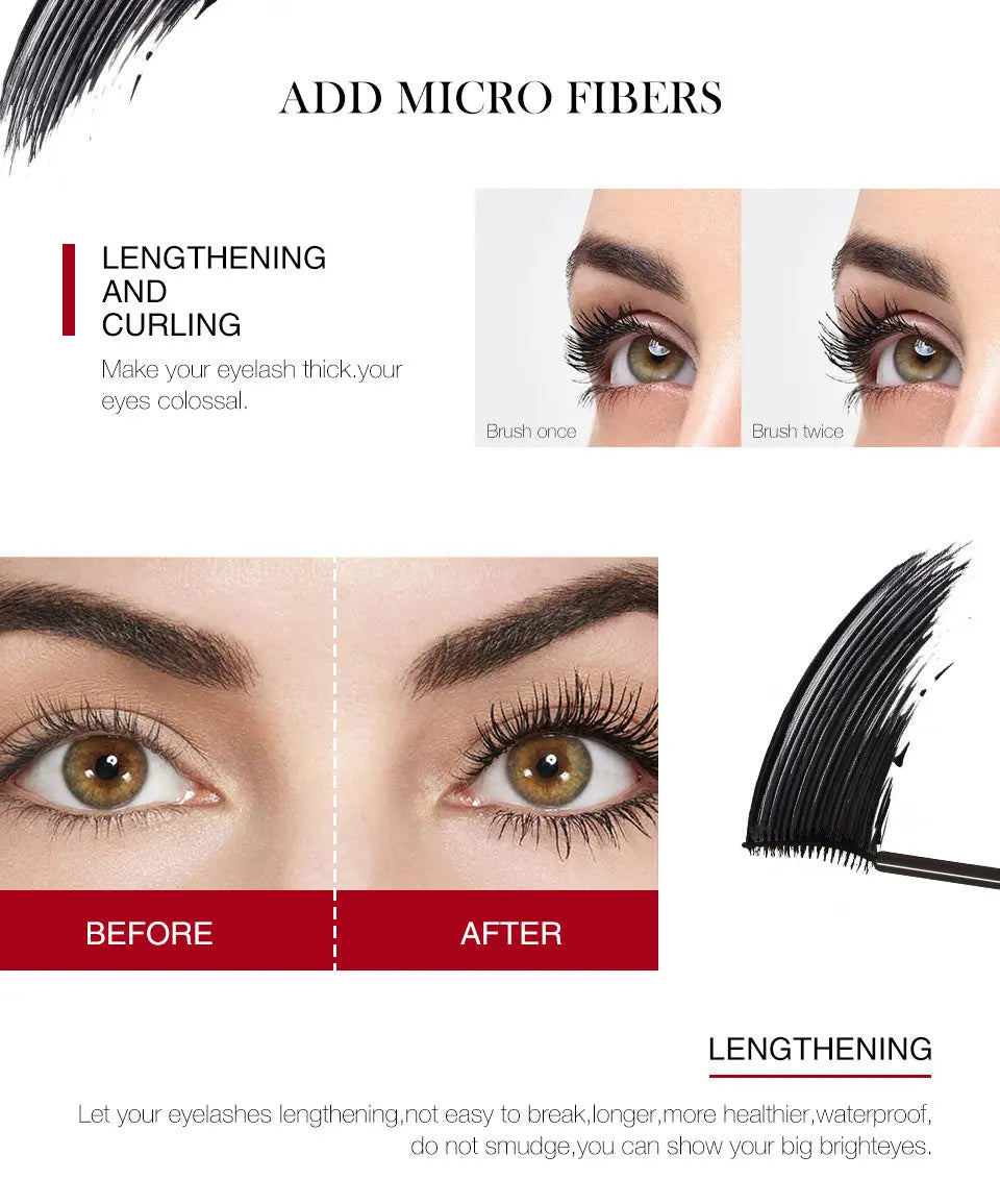 O.TWO.O Instant Fiber Lash Mascara - O TWO O Cosmetics Qatar