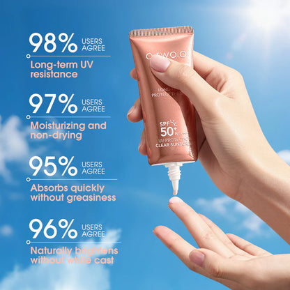 Sunscreen with 50 SPF UVB Isolation
