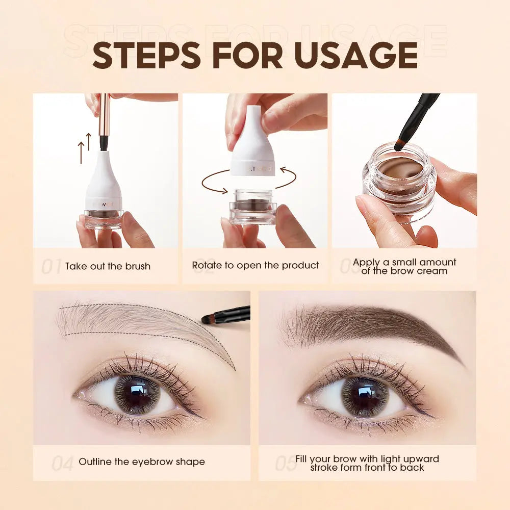 O.TWO.O Dyeing Eyebrow Cream - O TWO O Cosmetics Qatar