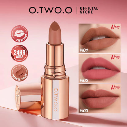 O.TWO.O  Matte Finish Waterproof Long Wear Lipstick