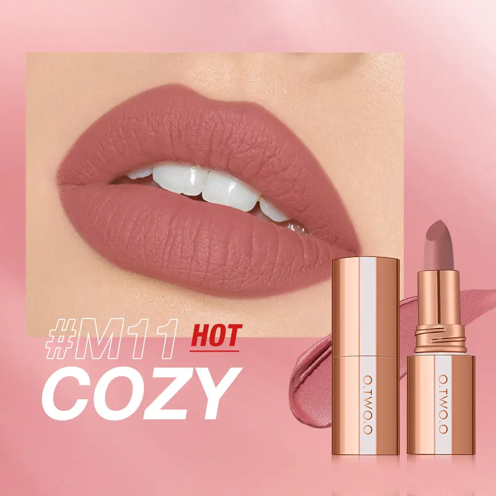 O.TWO.O  Matte Finish Waterproof Long Wear Silky Lipstick Hot Sale in US - O TWO O Cosmetics Qatar