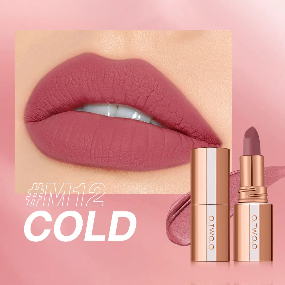 O.TWO.O  Matte Finish Waterproof Long Wear Silky Lipstick Hot Sale in US - O TWO O Cosmetics Qatar