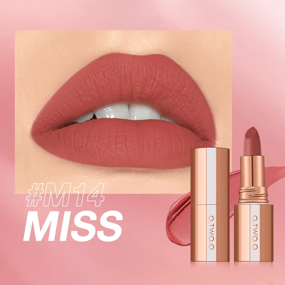 O.TWO.O  Matte Finish Waterproof Long Wear Silky Lipstick Hot Sale in US - O TWO O Cosmetics Qatar