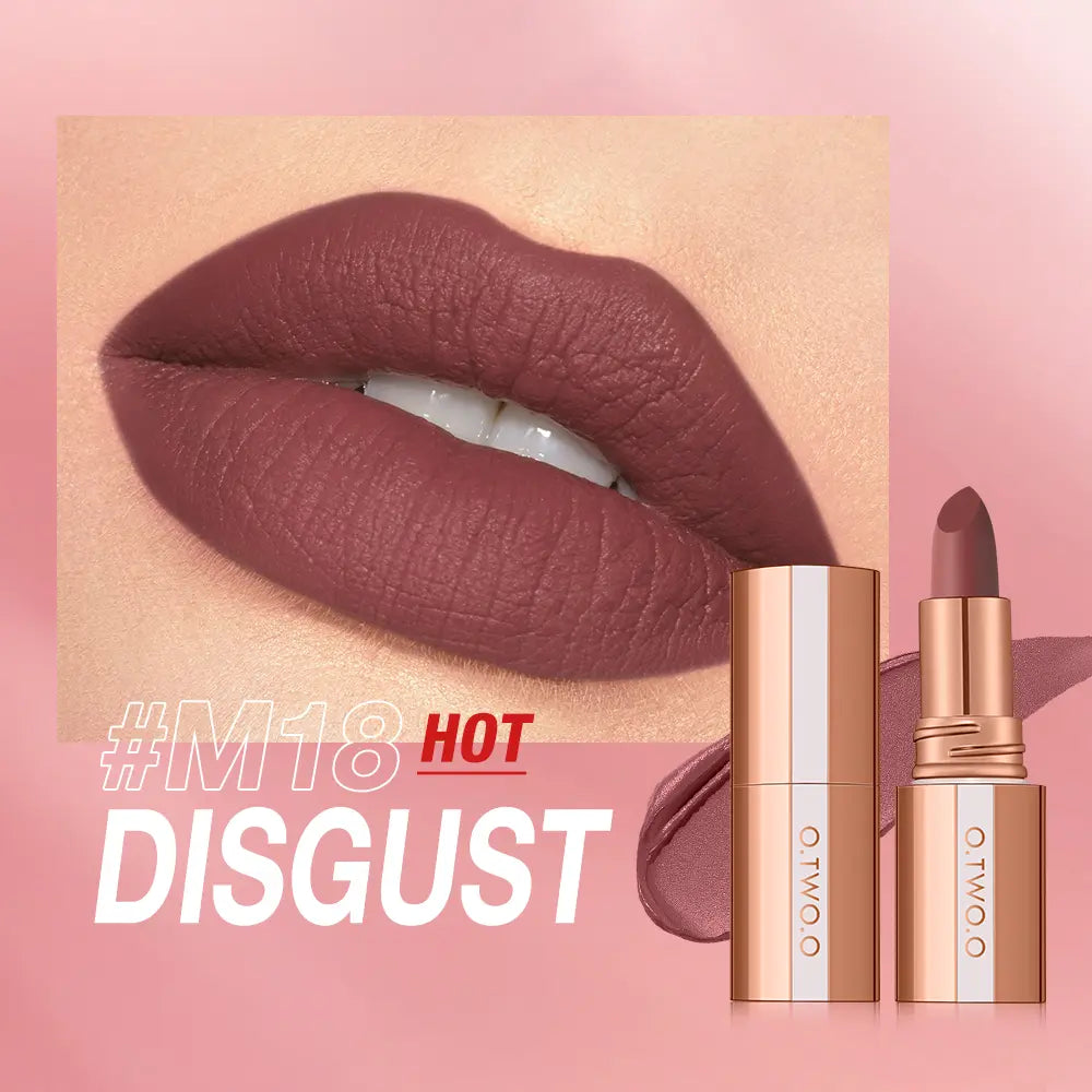 O.TWO.O  Matte Finish Waterproof Long Wear Silky Lipstick Hot Sale in US - O TWO O Cosmetics Qatar