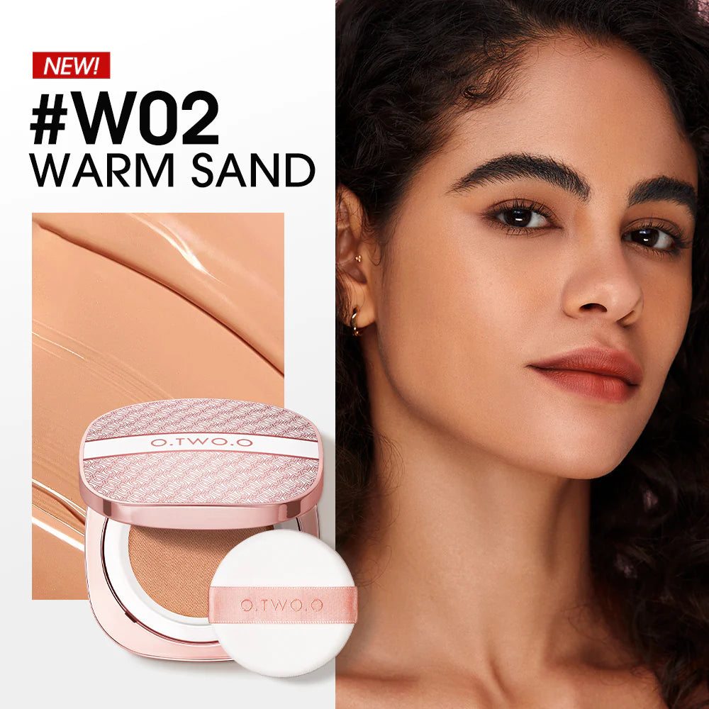 O.TWO.O BB Cushion Liquid Foundation Medium Coverage Moisturizing Brightening Oil-Control