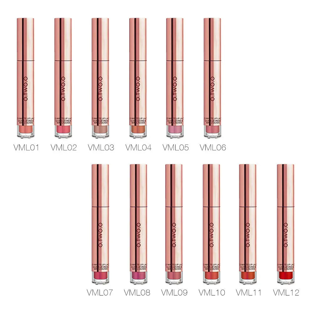 O.TWO.O Velvet Matte Liquid Lipstick Copper Packing - O TWO O Cosmetics Qatar