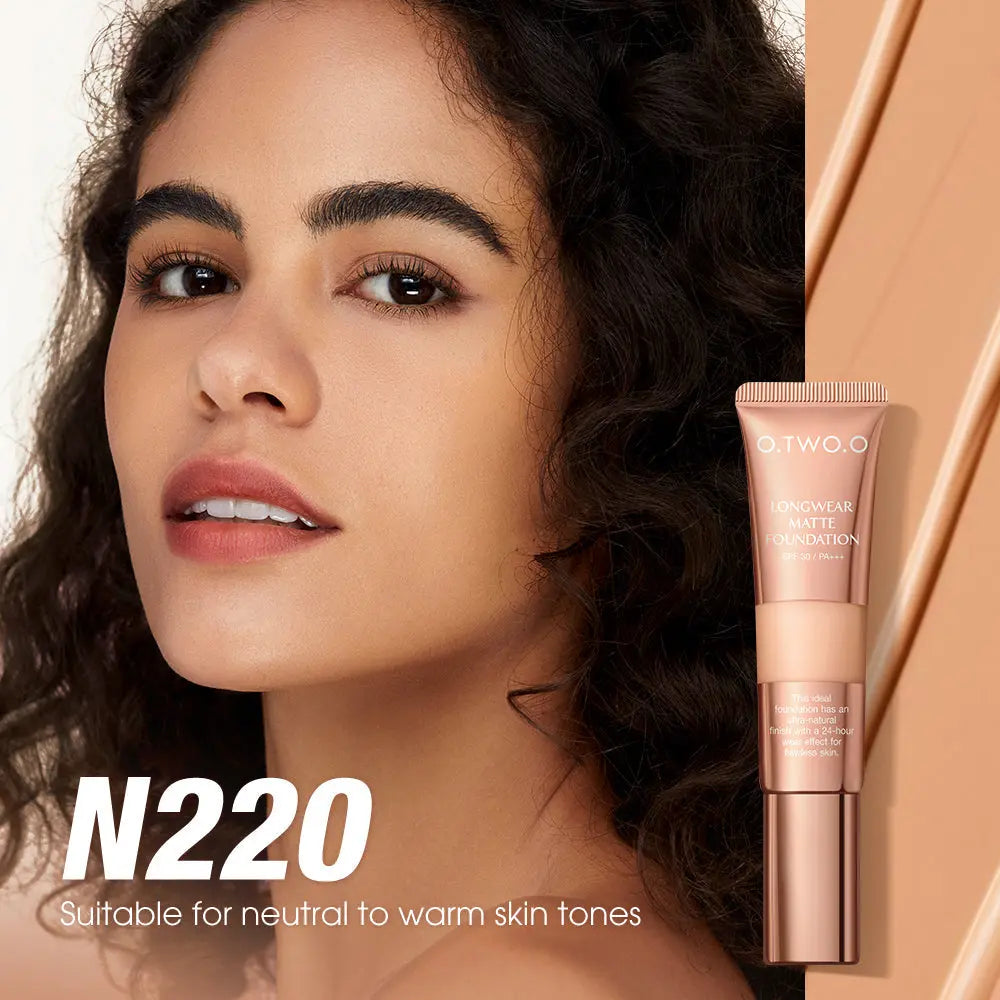 Transfer Proof Oil Control Matte Foundation - O TWO O Cosmetics Qatar